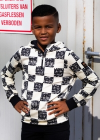Billy & Lilly Hoodie Pax chess black
