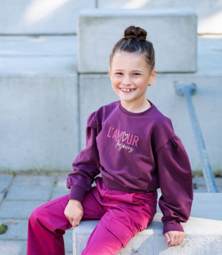 Billy & Lilly Sweater Lieke perfect prune