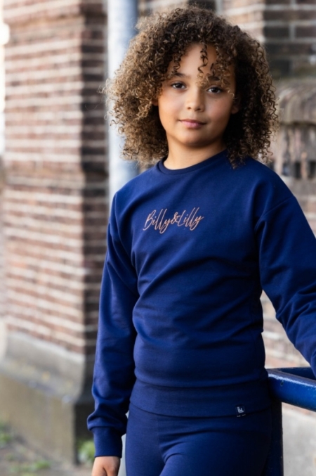 Billy & Lilly Sweater Lilly peacoat