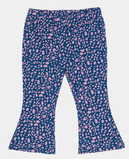4President broek Bloem blue aop