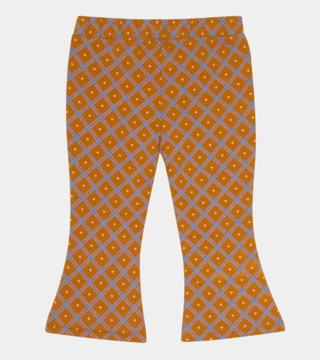 4President broek Bloem pink aop squares (yellow)