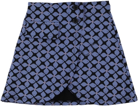 O'Chill rok Lindy aop zwart blauw/paars
