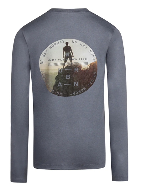No Way Monday longsleeve faded blue (Q52151)