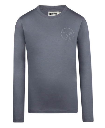 No Way Monday longsleeve faded blue (Q52151)