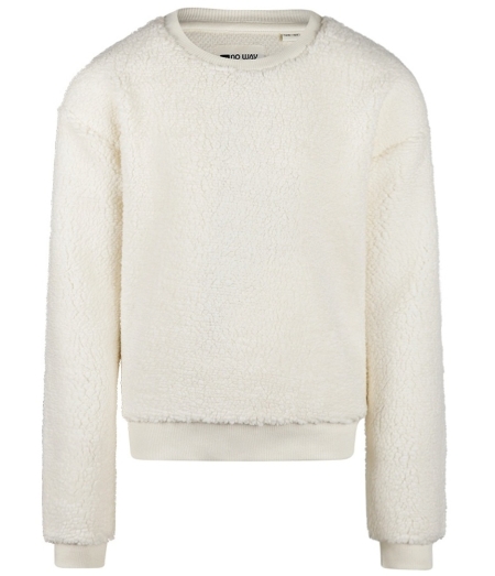 No Way Monday sweater off white (Q52026)