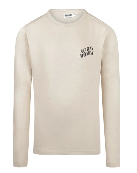 No Way Monday longsleeve sand (Q52190)