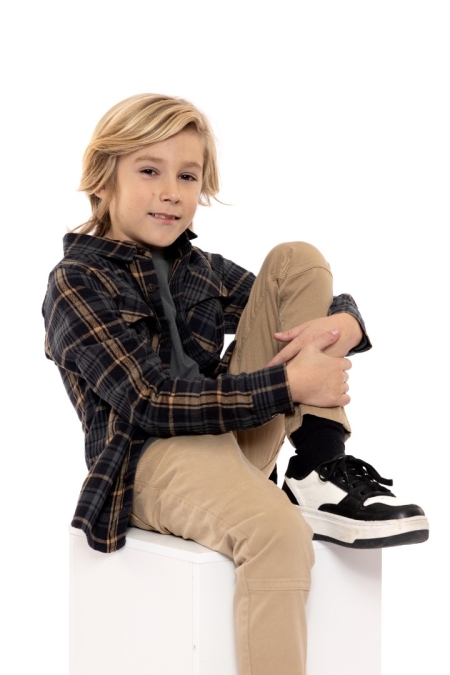 No Way Monday broek camel (Q52222)