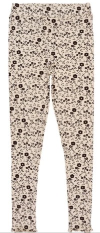 On Top Of The Cake rib legging Fien flower branch (AW-8)
