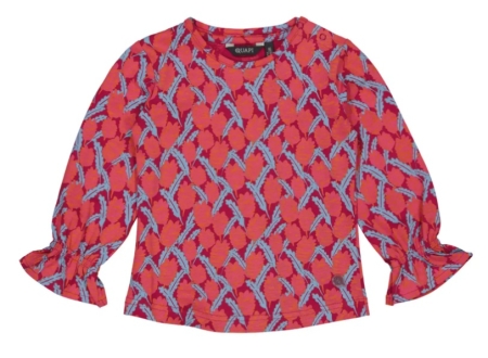 Quapi longsleeve Madison aop pink flower