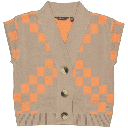 Quapi gilet Djem dark sand orange