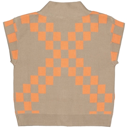 Quapi gilet Djem dark sand orange