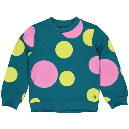 Quapi sweater Dobi aop blue dot