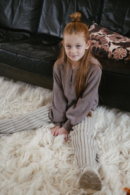 Levv sweater Naomie dark taupe