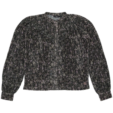 Levv longsleeve Natalia aop grey flower