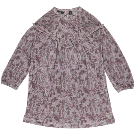 Levv jurk Paddy aop soft grey flower