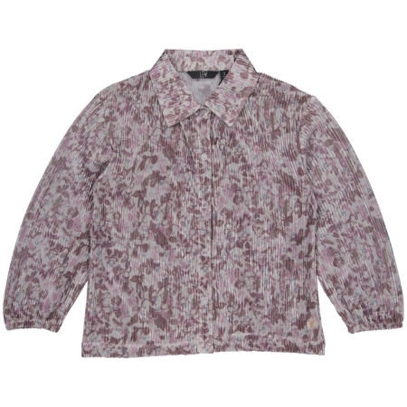Levv longsleeve Pippi aop soft grey flower