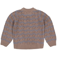 Levv knitted sweater Polly dark taupe