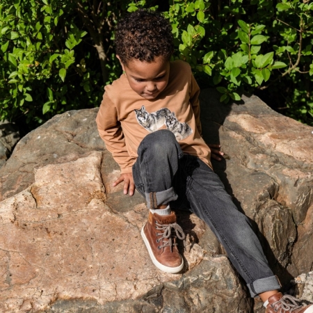 Koko Noko longsleeve camel wolf (Q52887)