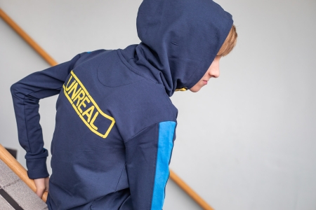 Unrealba6 hoodie Jeremy blue (B24-521)