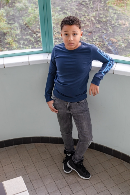 Unrealba6 sweater Jazz blue (B24-523)