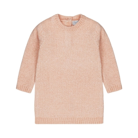 Dirkje gebreide jurk blushed pink (Q52435)
