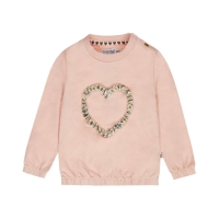 Dirkje longsleeve blushed pink hart (Q52447)