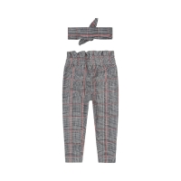Dirkje broek dark red geruit (Q52478)