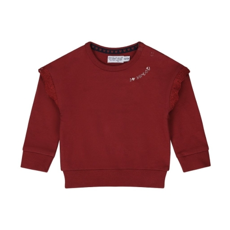Dirkje dunne sweater dark red (Q52479)