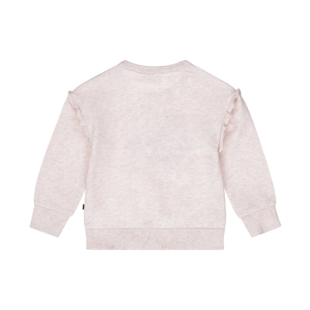 Dirkje dunne sweater beige grey hart (Q52584)