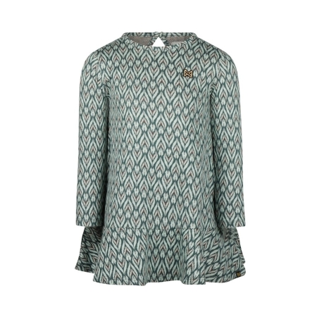 Koko Noko jurk light aqua aop (Q52952)