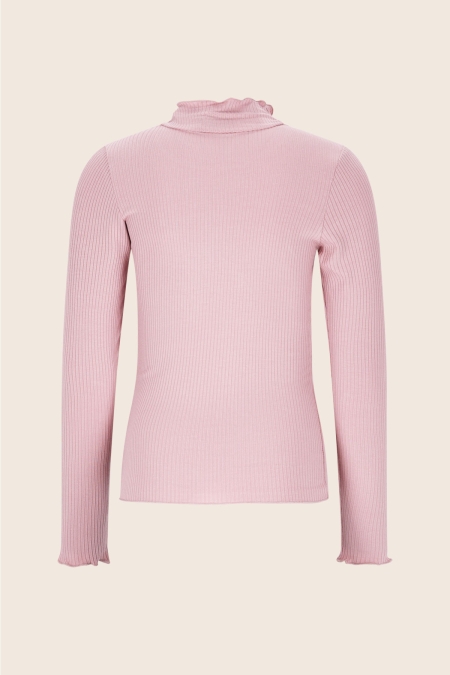 Like Flo rib longsleeve Eef old pink (F508-5400-200)
