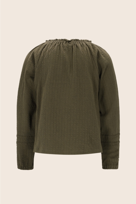 Like Flo blouse Eli army (F508-5401-355)