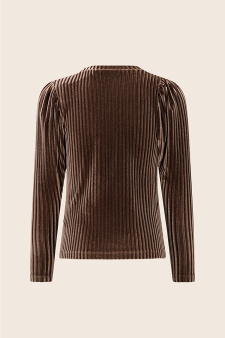 Like Flo longsleeve Esmay choco (F508-5407-470)