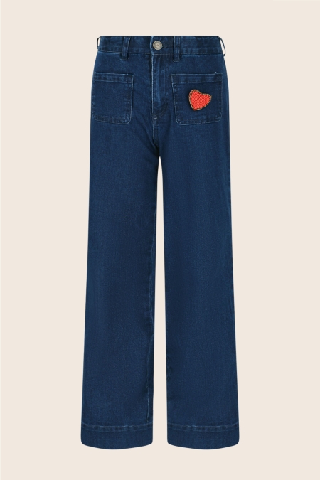 Like Flo wideleg jeans Fabiana raw denim (F508-5612-196)