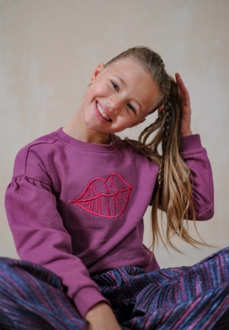 Like Flo sweater Danee mauve (F509-5305-620)