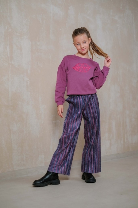 Like Flo sweater Danee mauve (F509-5305-620)