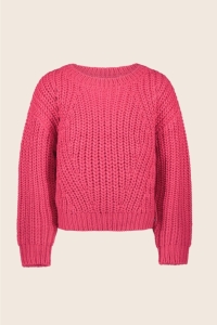 Like Flo rib sweater raspberry (F509-5309-283)