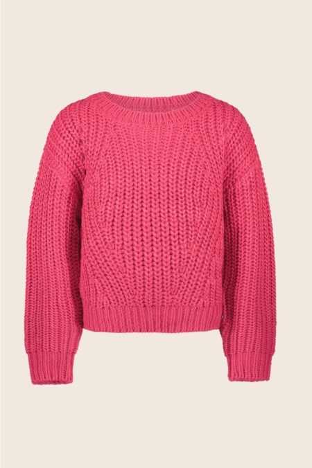 Like Flo rib sweater raspberry (F509-5309-283)