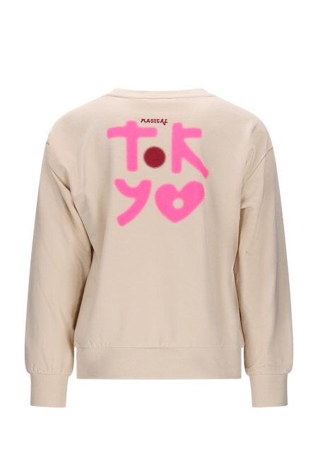 Moodstreet sweater Sky magical Tokyo nomad (M508-5301-425)