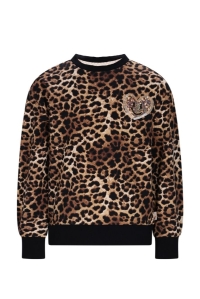 Moodstreet sweater Sky leopard (M508-5303-908)