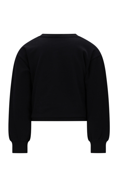 Moodstreet cropped sweater Sota black (M508-5305-099)