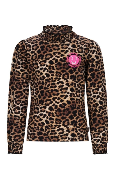 Moodstreet longsleeve Laure leopard (M508-5407-908)