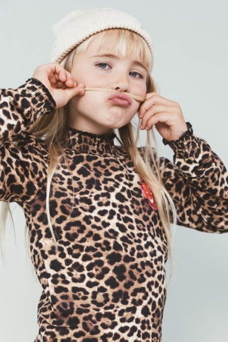 Moodstreet longsleeve Laure leopard (M508-5407-908)
