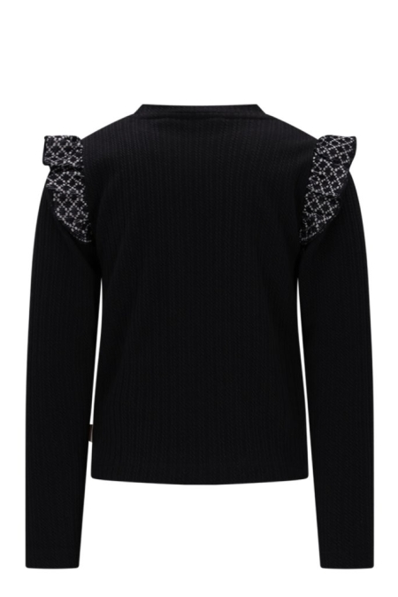 Moodstreet longsleeve Senna black (M508-5412-099)
