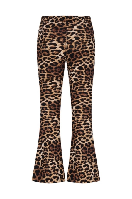 Moodstreet flared broek Bibi leopard (M508-5600-908)