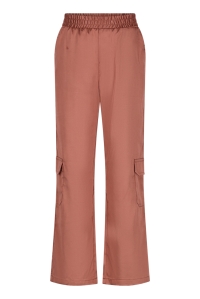 Moodstreet satin cargo broek Bade hazelnut (M508-5607-471)
