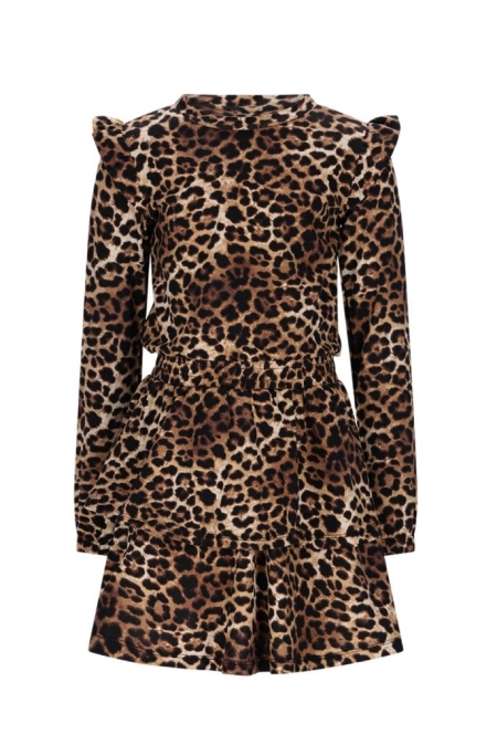 Moodstreet jurk leopard (M508-5865-908)