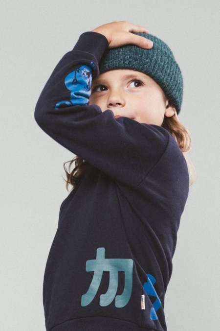 Moodstreet sweater Simon tiger navy (M508-6321-170)