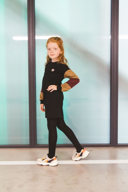 Tygo & Vito jurk Dunja black (X508-5802-099)