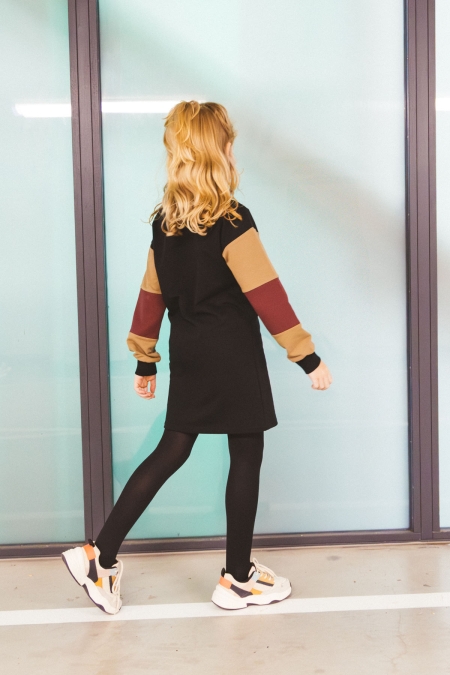 Tygo & Vito jurk Dunja black (X508-5802-099)